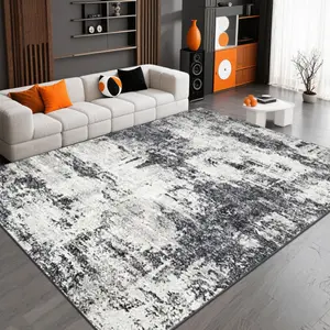 Velvet soft and comfortable patterned printed carpet, Modern abstract rug, Geometric pattern rug, suitable for multiple scenarios, available in various sizes, soft and non-shedding.