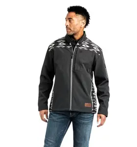 Men's Ariat Chimayo Vernon 2.0 Softshell Jacket - Charcoal