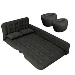 Portable Car Rear Seat Inflatable Bed Air Mattress, Quick Inflate Car Sleeping Bed with Accessories, Car Camping Gear, Road Trip Essentials, Emergency Survival Supply, Outdoor Travel Camping Supplies