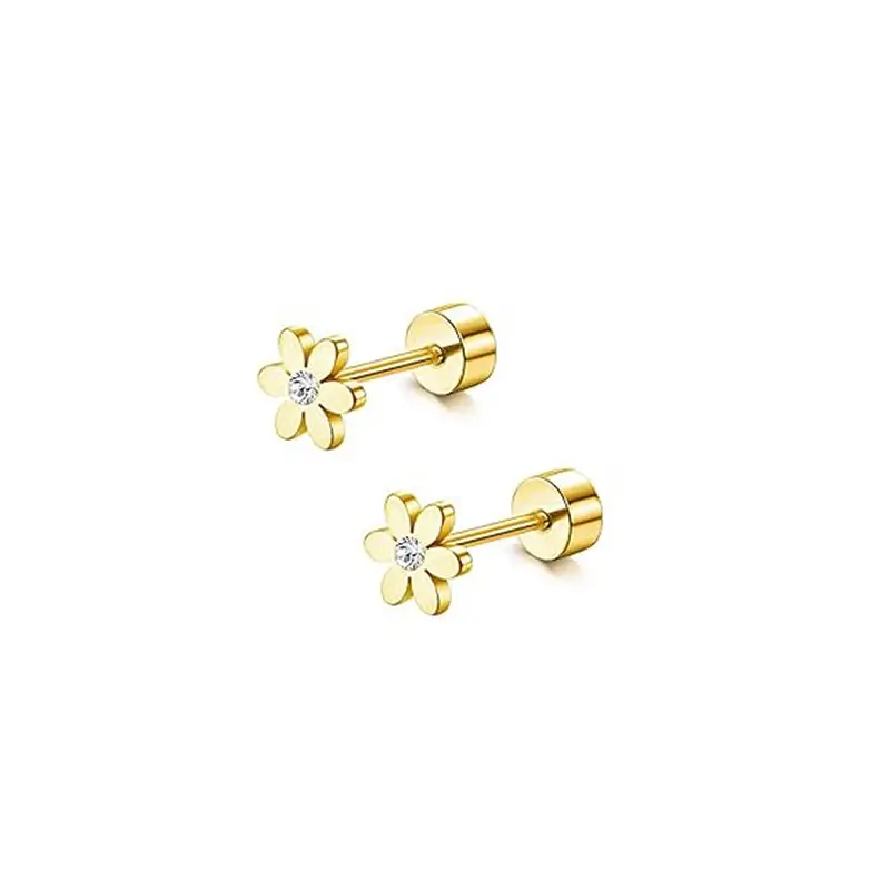 A pair of golden flowers