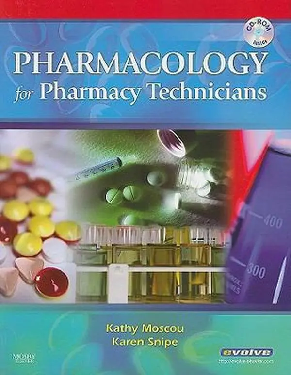 USED Book - Pharmacology for Pharmacy Technicians by Kathy Moscou PhD  RPh  MPH (Paperback) - english