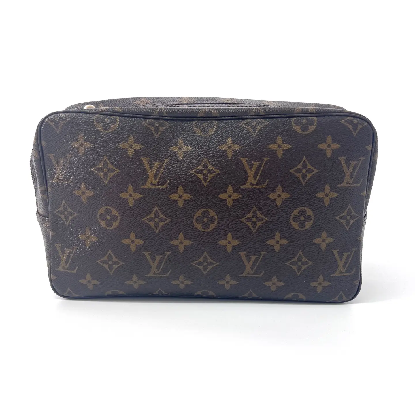 Pre-owned Louis Vuitton LV Vintage Monogram Toiletry Pouch Large 1984 Base 26cm N24694324 hdzwx