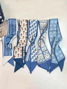 Women's Elegant Colorblock Floral Pattern Hair Band, Casual Versatile Fashionable Hair Accessories for Women & Girls, Minimalist Headwear Suitable for Thick Hair