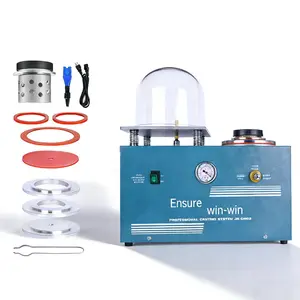 2L Vacuum Casting Machine 110V 3 CFM Lost Wax Cast Tool for High-Density Jewelry Making