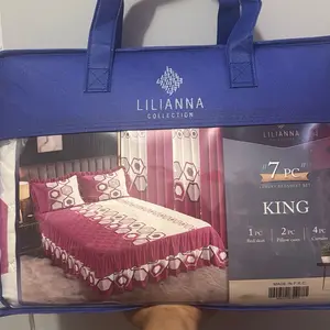 Lilianna colllection 7 PC Luxury  bedsheet king