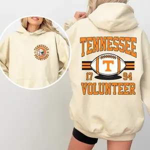 Vintage College Football Sweatshirt, Retro Volunteer Spirit Shirt, Game Day Sports Crewneck, Unisex Fall Orange Top, Gift For Fans Crewneck TShirt, Trending Shirt