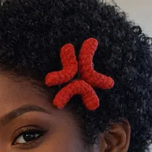 "Anime Angry" Hair Clip