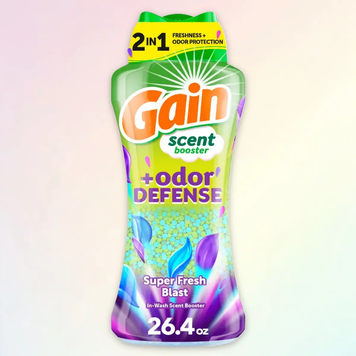 Gain Odor Defense Fireworks Scent Booster 24oz - for Laundry, Long-Lasting Freshness