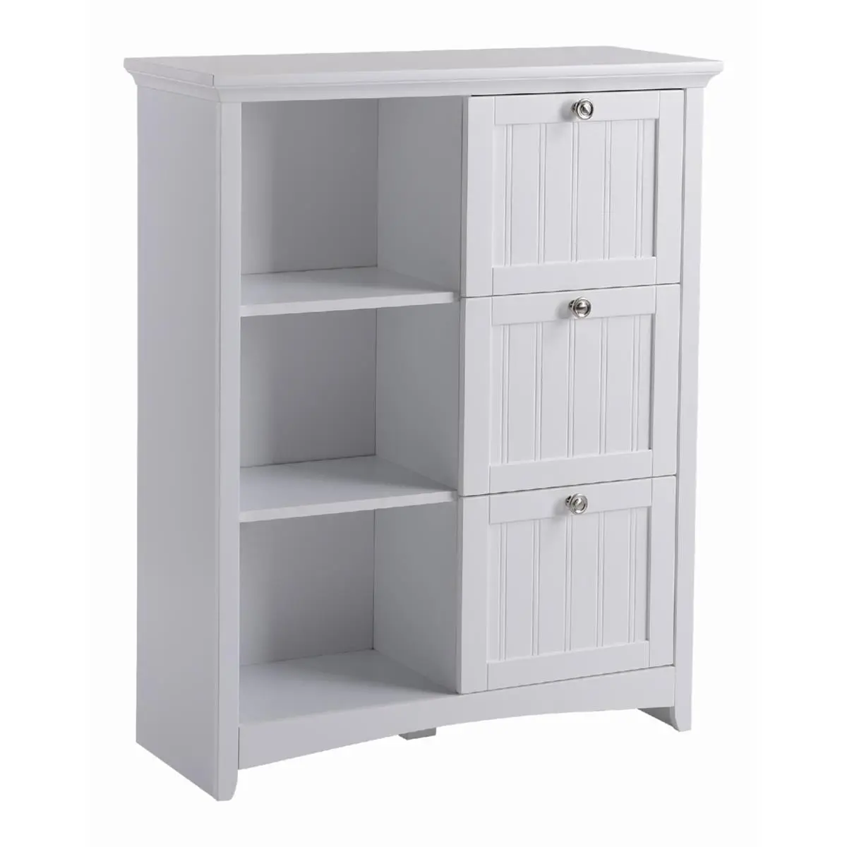 American Furniture Classics 25513 39.2 x 31.5 x 12.6 in. OS Home & Office Storage Chest with Three Drawers, White