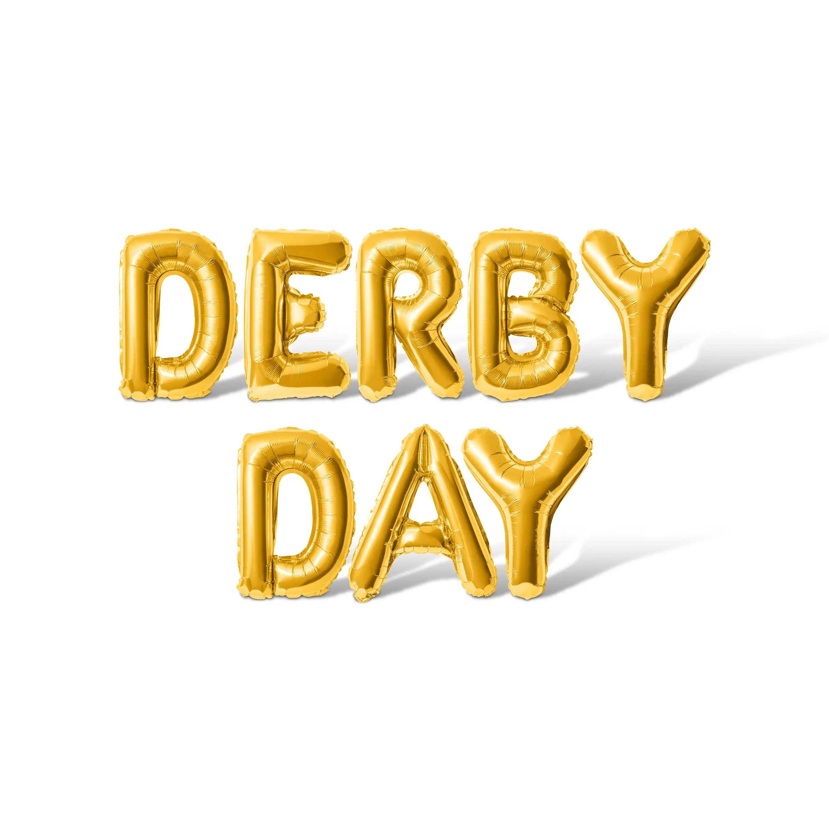 Letter Balloons - DERBY DAY 16" Inch Alphabet Letters Foil Mylar Balloon Kentucky Derby Day Party Banner