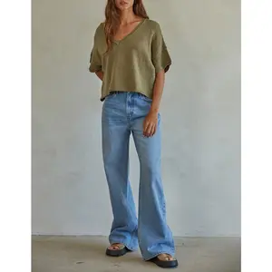 Goldie Wide Leg Vintage Wash Jeans