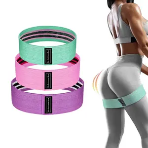 3pcs Elastic Fitness Stretching Bands, Non-slip Yoga Resistance Rope For Hip Lifting, Body Training, Fitness, Squats, Exercise, Workout Equipment, TikTok Shop Black Friday&Cyber Monday