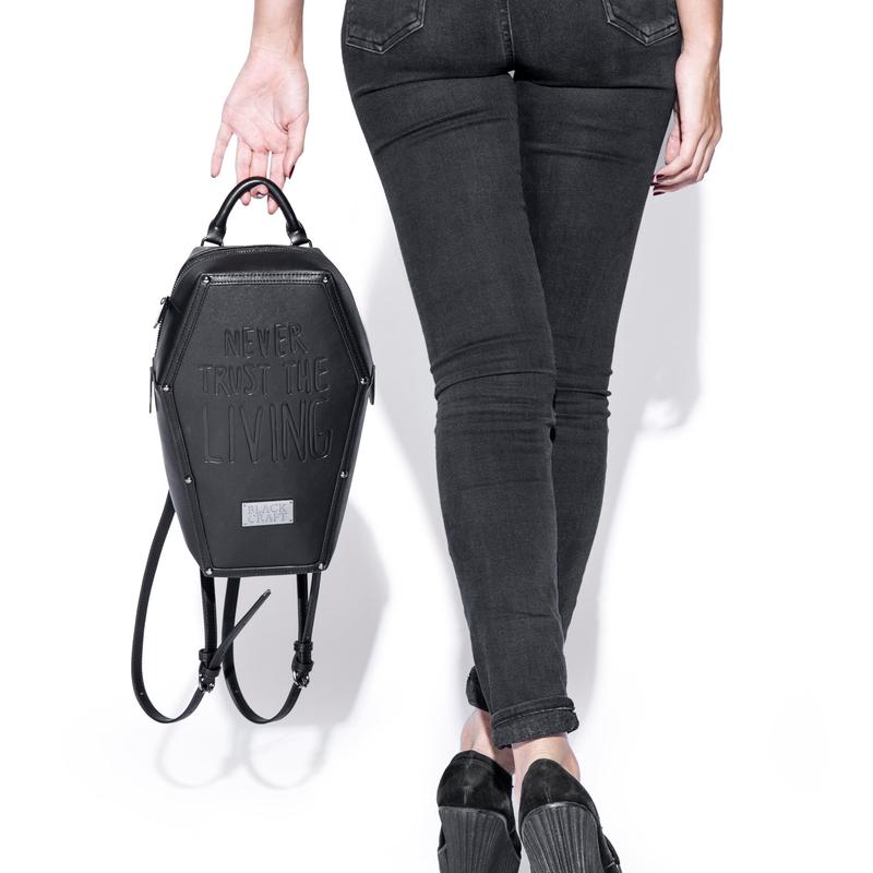 Never Trust Coffin Backpack
