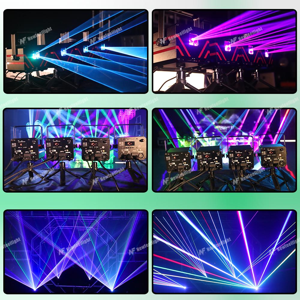 Beam 2.2W Bar DJ Light RGB Full Color 3D Animation Patterns Dmx Light Sound Switch App Control Strobe Party Light for Halloween Christmas Disco Dancing Birthday Bar