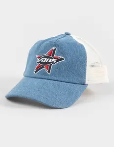 VANS  Mens Marked Jockey Trucker Hat, Blue Combo