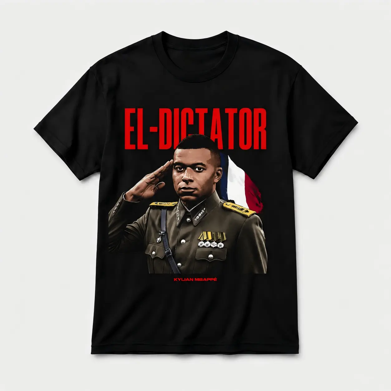 ⚽ Kylian Graphic T-Shirt, France Soccer Streetwear Tee, Vintage Soccer Shirt, El Dictator Graphic Tee