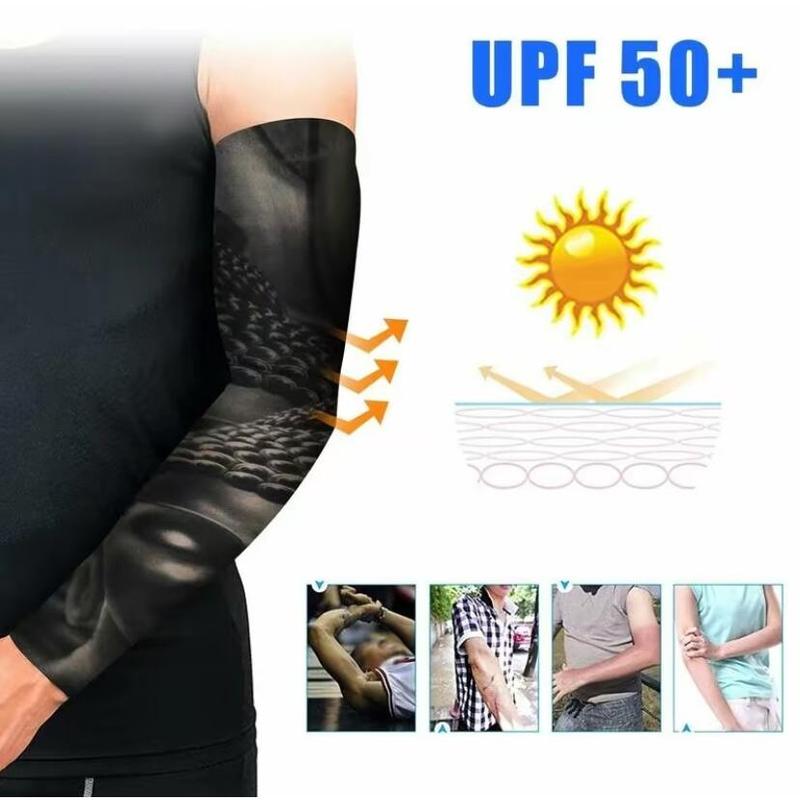 Cooling Tattoo Art Arm Sleeves Set of 6 UV Sun Protection for Sports Outdoor Activities Versatile Stylish Protection