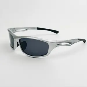 Steampunk Style Y2k Metal Silver Mirrored Fashion Glasses for Men and Women Outdoor Sports Cycling Motorcycle Driving Street Shades Accessories