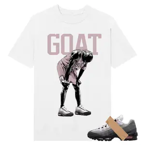 GOAT , 95 OG Pink Foam Matching Tee, Shirt To Match sneaker