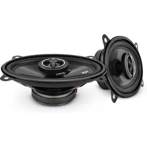 BLACK DIAMOND DIA-46.2 4x6 Coaxial Car Speakers – 2-Way Full Range Pair, 90W Max, 30W RMS, 4-Ohm Door Speakers with Paper Cone Woofer & Mylar Tweeter – Easy Install Car Audio Upgrade (2 Speakers)