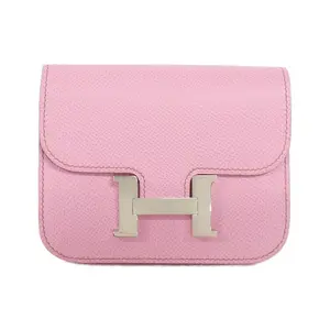 Pre-owned HERMÈS Calfskin Small Leather Goods Hermes Constance Slim Epsom Wallet