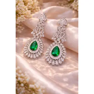 Royal Gleam Austrian Crystal Dangle Earrings