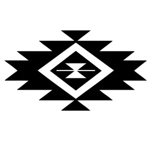 Western Native American Inspired Decal for Truck Car Automobiles - Unique Tribal Design Sticker