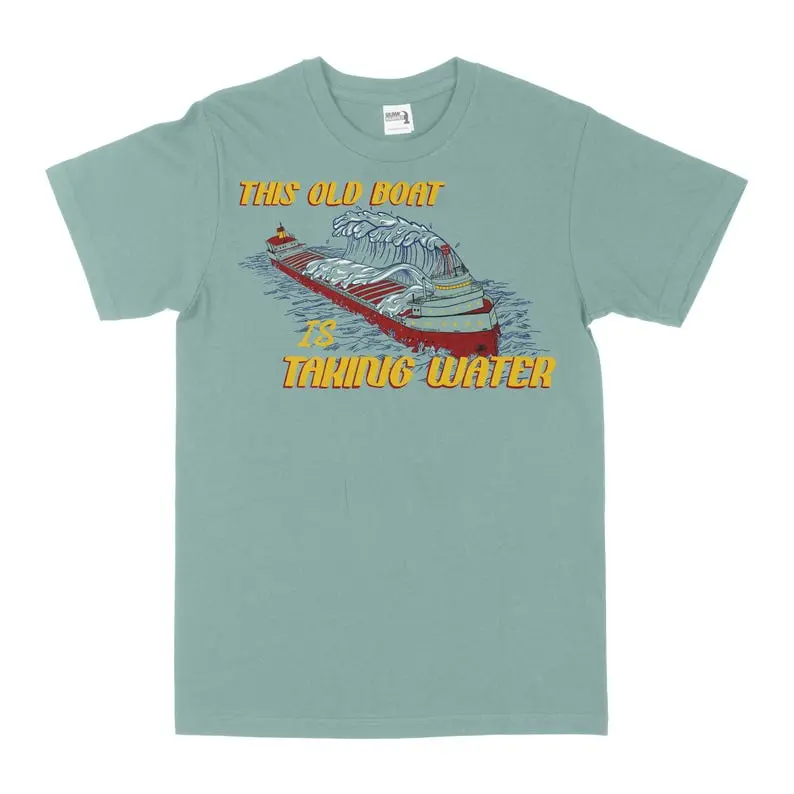 Edmund Fitzgerald Yacht Club Shirt, Great Lakes Shipwreck T-shirt, Unisex Clothing, Shirt for Men and Women