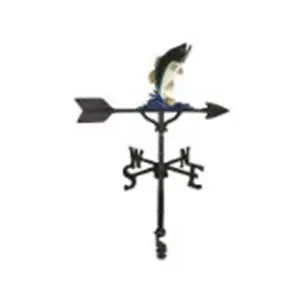212 MAIN Montague Metal Products 200 Series Adjustable Aluminum 32 in. Arrow-Shaped Bass Weathervane for Outdoor Home Improvement, Garden Decor