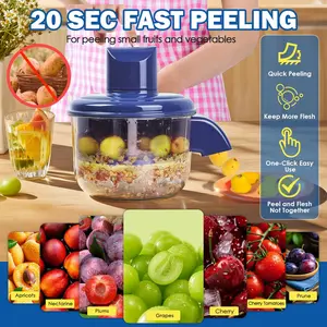 New Home Grape Peeler, Cherry Tomato Garlic Peeler, Fruit Peeler, Household Peel Machine, Multi-Functional Vegetable Fruit Peeler