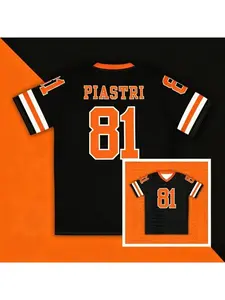 2026 racing suit men's fashion casual sportswear Oscar Piastri 81 series motorcycle oversized breathable T-shirt