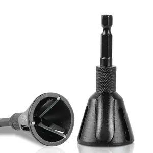 1/8"-3/4" Deburring External Chamfer Tool, Tungsten Carbide , Deburring Drill Bit, Remove Burr Tools, Repairing Damaged Metal Steel Screws,  and Fasteners