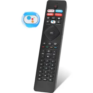 Voice Remote Control for phillips Voice TV Replacement.Universal Remote Control for Philip 4K UltraHD Smart Android TV with Google Assistant.for Philips 43" 50" 55" 65" 75" Class 5704 5504 5604 5806
