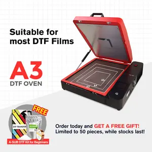 DTF Powder Curing Oven(A3/A4) Upgrade A280-Red