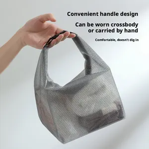 Waterproof Cosmetic Organizer Bag, Durable Nylon Travel Pouch, Eva Wash Kit, Portable Handheld Case for Trips and Daily Use