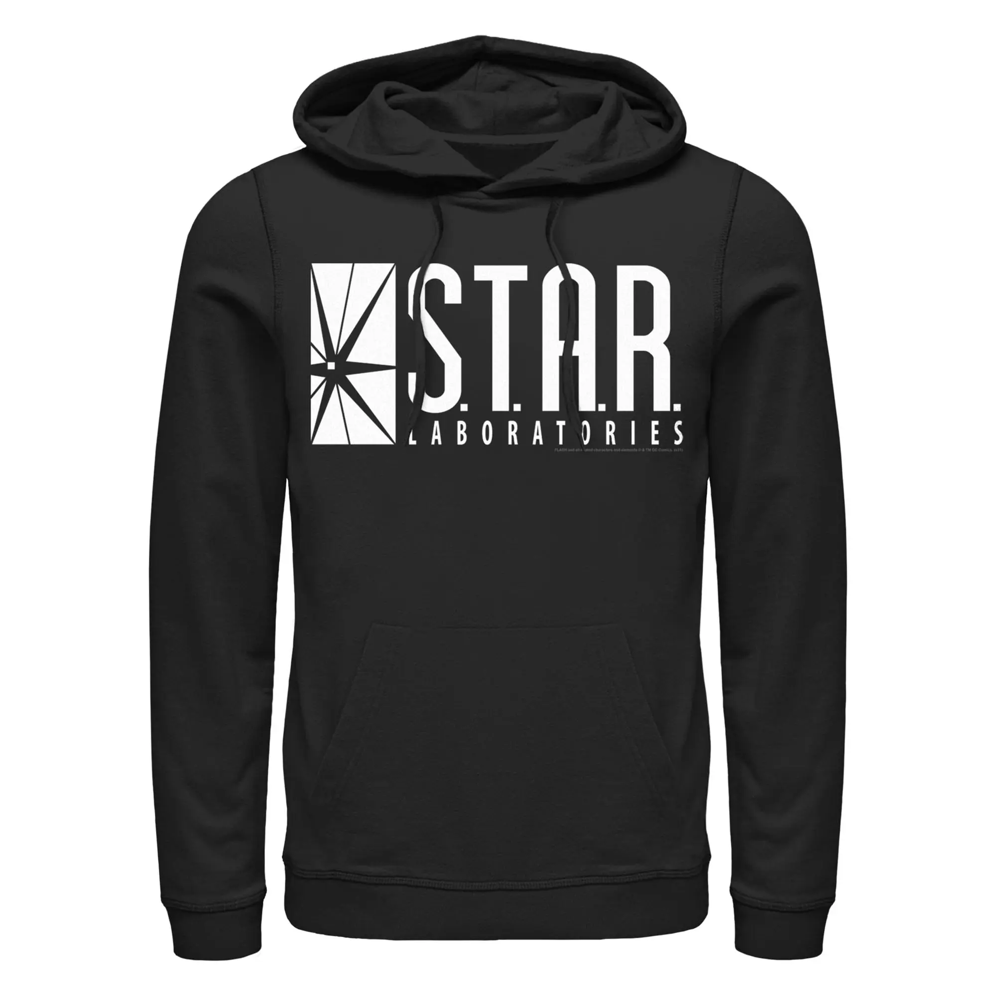 Men's The Flash Star Laboratories  Logo Pull Over Hoodie