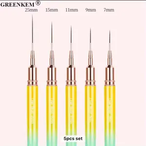 Sunset Ombre Art Brush Liner Pack 5pc