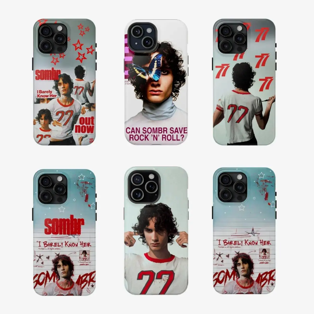 S-Sombr "I Barely Know Her" Album Merchandise Smartphone Case - Handheld Cellphone Protection for iPhone 11-17 Pro Max/Plus, Samsung Galaxy S23-Series Devices, Features Exquisite Single Cover Art Design, Casing