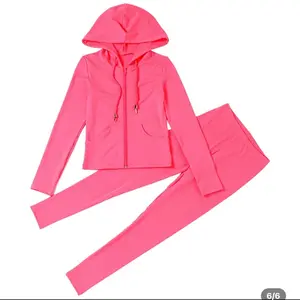 Two Piece Slim Jogging Set Polyester