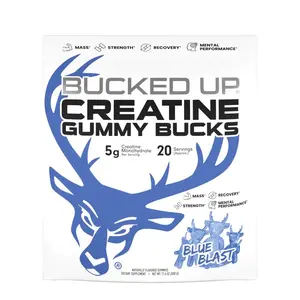 Bucked Up Creatine Gummy Bucks 20srv Bucked Up Creatine Gummy Bucks 20srv