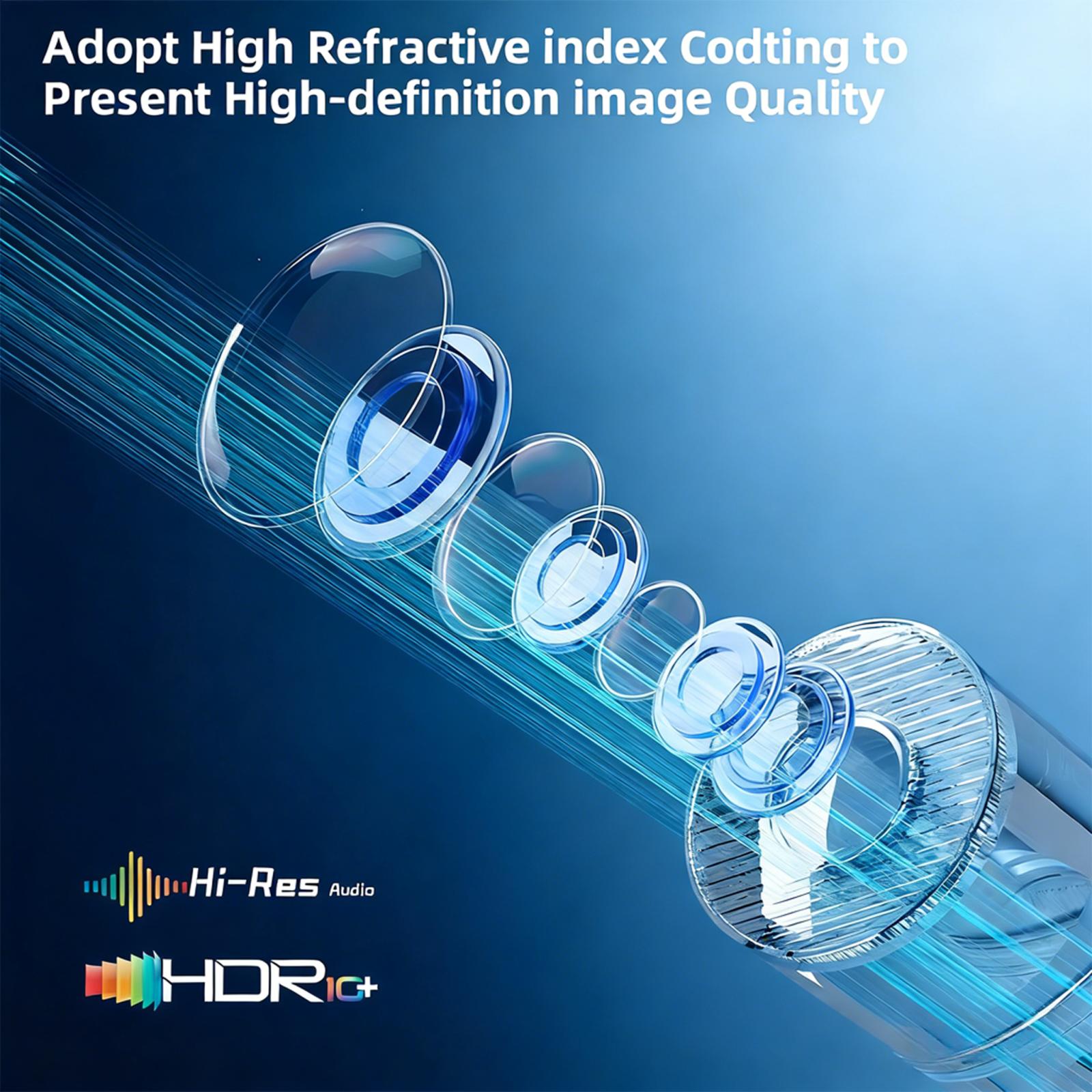 XBJ mini projector with built-in Android system, supports Wi‑Fi and Bluetooth connectivity, features keystone correction and 4K decoding, rotates 180 degrees, designed for short projection use. Suitable for home/outdoor use — Black Friday