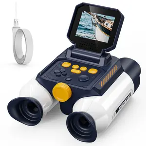 INSKAM Magic Adventures Binoculars with 2.4'' IPS Screen,Night vision,Multiple Adventure Game,Compact Toy Binocular for Bird Watching,Travel, Camping,Boys Girls Gifts