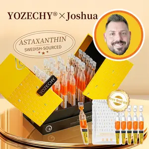 【Joshua’s Pick】Astaxanthin 3D HA Hydra Serum Vials by YOZECHY, Day-Night Dual Defense, Post-Microneedling Care, Pollution Shield, Firms, Hydrates, Firming Deep Hydration