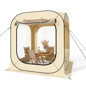 [TOP RATED - FLASH SALE] Garvee Quick Pop Up Clear Bubble Tent for 3-6 People - Outdoor Waterproof Dome Igloo Shelter - UV Protection, Easy Setup, Ideal for Camping, Patio, Backyard, Sports Events - Size: 6x6ft