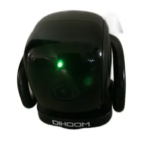 Dihoom Security Camera with LED Light, Compact Design, Micro SD Card, 30fps Video, Durable Construction, Black Color