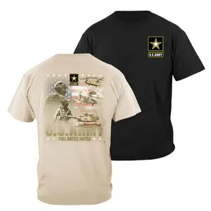 US Army Full Battle Rattle Shirt, Military Combat Graphic Tee, Patriotic Tactical Army T Shirt, Veteran Support Apparel, Soft Cotton Blend T Shirt