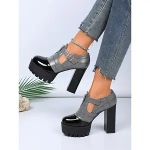 Fashionable minimalist thick soled shoes, fully equipped with fashionable thick soled shoes