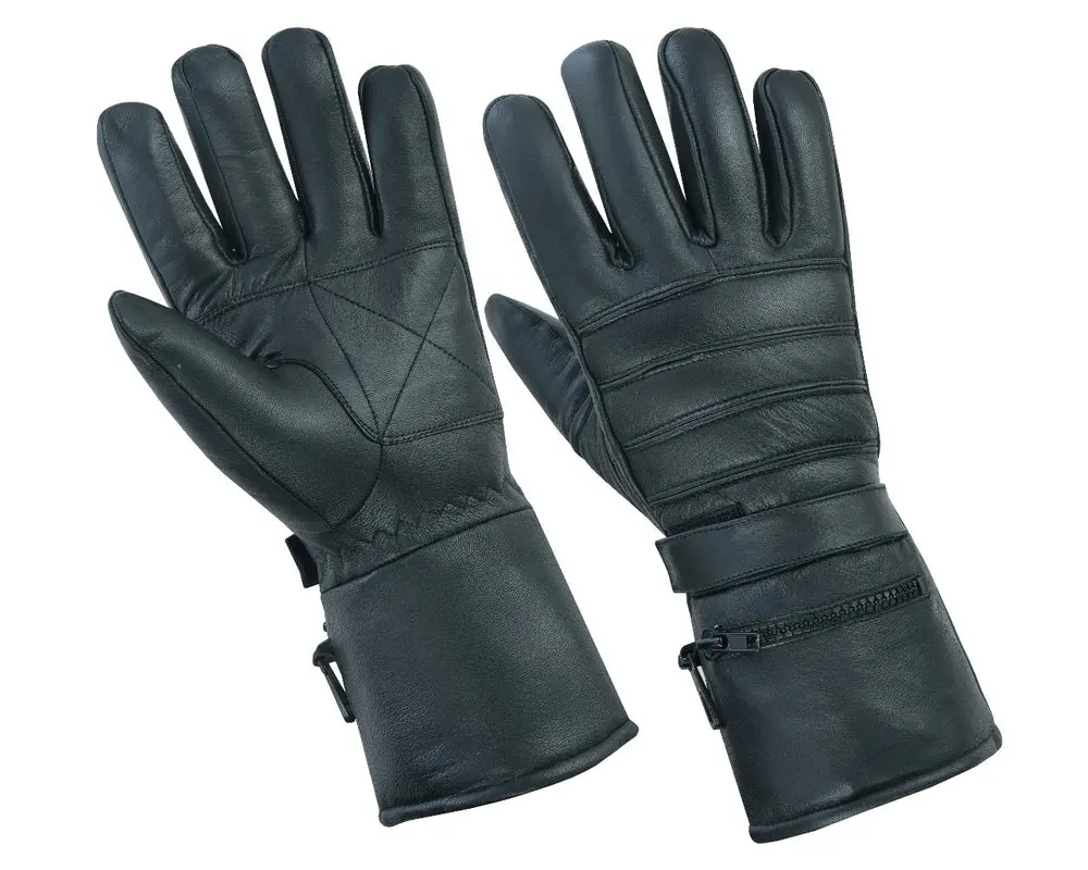 EdgeHeat Rider Men's Gauntlet Motorcycle Gloves
