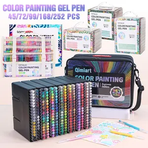 Blue Fruit Drawing Journal Pen Set, Multiple Specifications Available, High-Quality Gift Box Option, Student Fluorescent Markers, DIY Painting Supplies, Art Marker Set