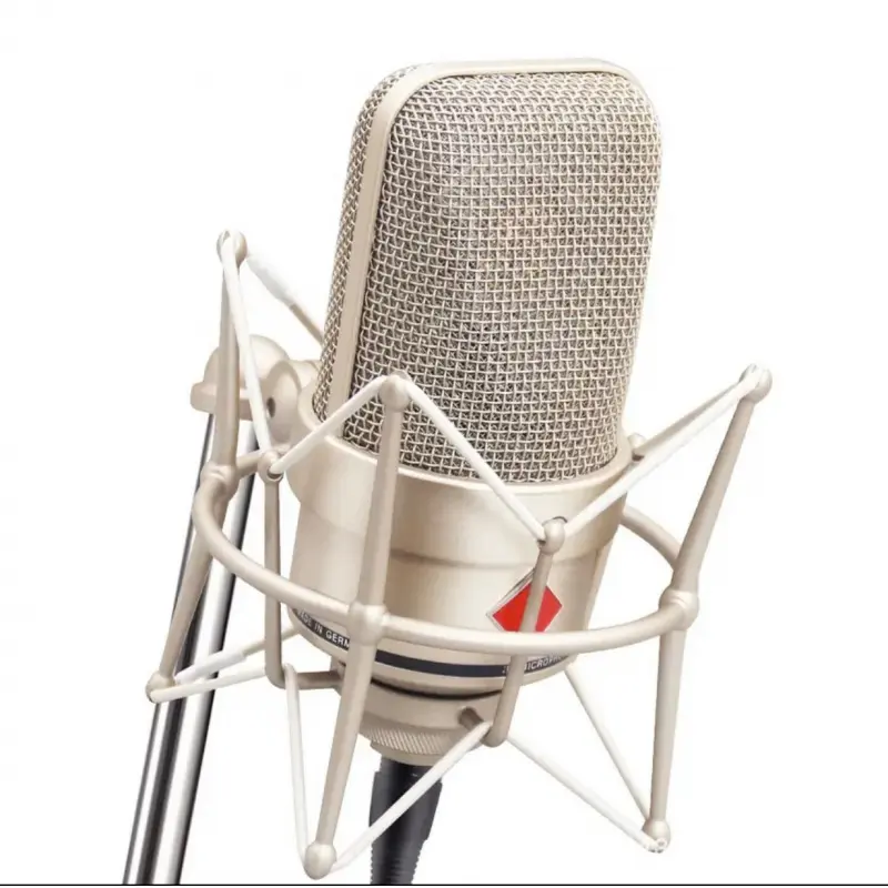 M49 All-Metal Professional Diaphragm Studio Condenser Microphone for Professional Live Streaming, Singing, and Audiobook Recording